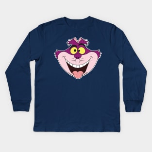 Cheshire Cat - Bonkers Chonkers Kids Long Sleeve T-Shirt